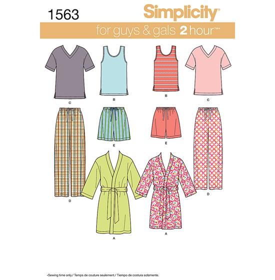Simplicity 1563A snitmønster